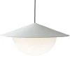AGO Deckenleuchten-Alley Pendelleuchte, integrierte LED, groß, Grau