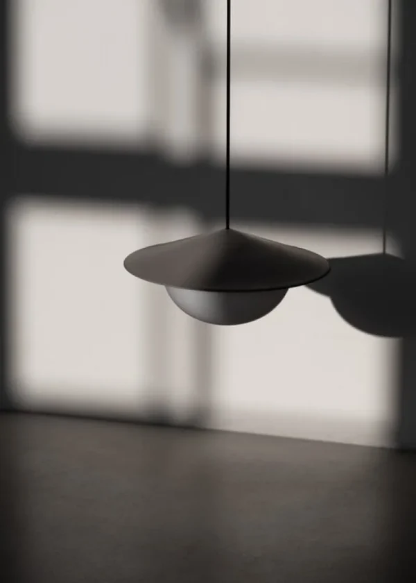 Artemide Deckenleuchten-AGO Alley Pendelleuchte, integrierte LED, groß, Graphitgrau