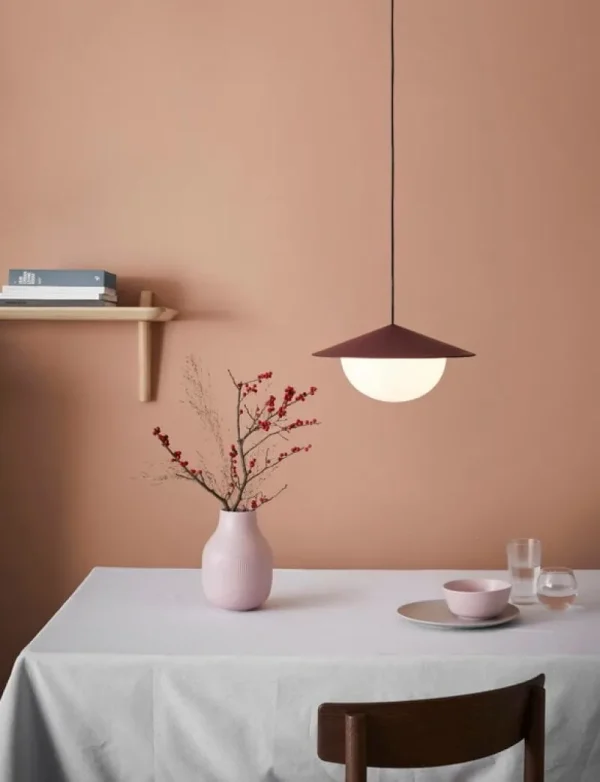 AGO Deckenleuchten-Alley Pendelleuchte, integrierte LED, klein, Senfgelb