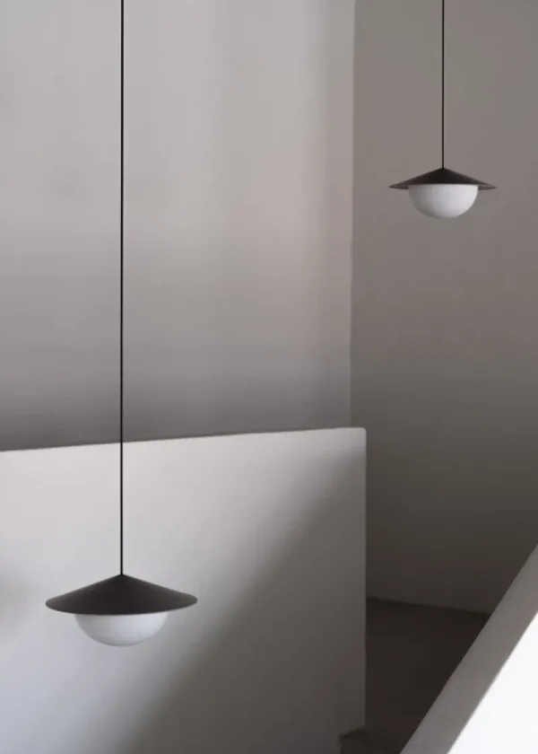 AGO Deckenleuchten-Alley Pendelleuchte, integrierte LED, klein, Senfgelb