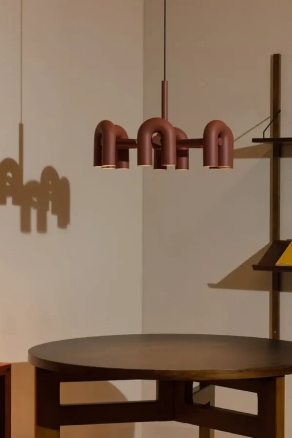 LYFA Deckenleuchten-AGO Cirkus Kronleuchter, Groß, Terracotta