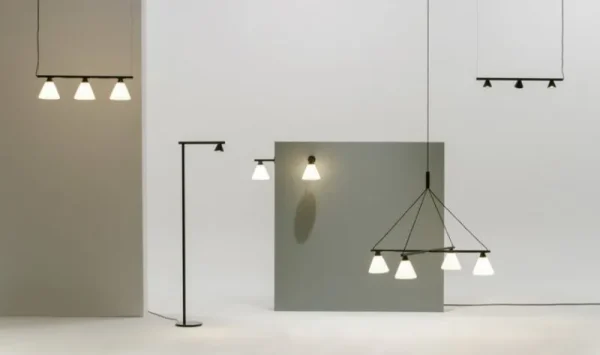 AGO Deckenleuchten-Pendelleuchte Probe, Spot, Schwarz