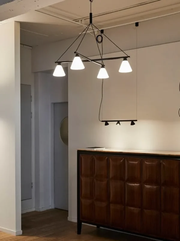 AGO Deckenleuchten-Pendelleuchte Probe, Spot, Schwarz