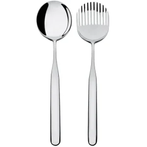 Alessi Servierutensilien^Collo Alto Salatbesteck, Edelstahl