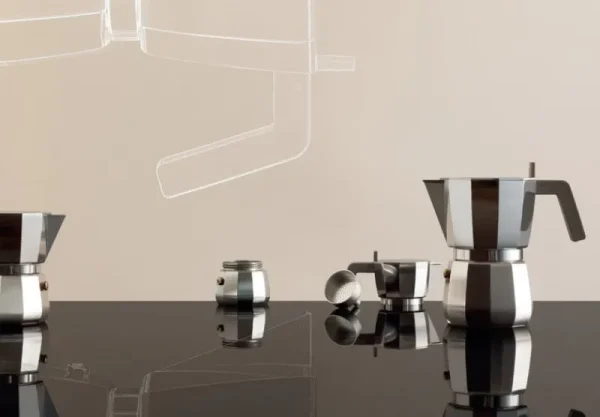 Alessi Karaffen Und Krüge^Espressomaschine Moka, 6 Tassen