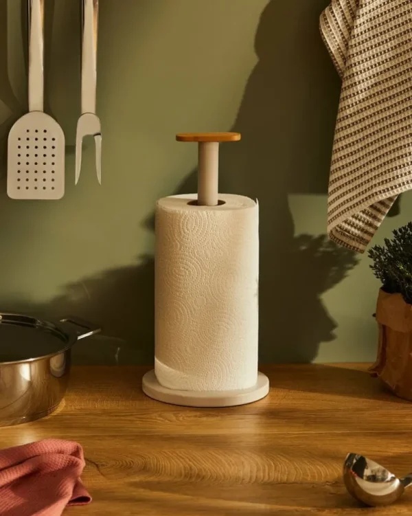 Alessi Küchenutensilien^Mattina Küchenrollenhalter, Grau