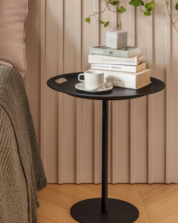 Fritz Hansen Tische-Alessi Op-la Tabletttisch, schwarz