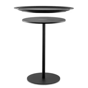 Fritz Hansen Tische-Alessi Op-la Tabletttisch, schwarz