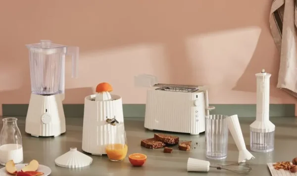 Alessi Haushaltsgeräte^Plissé Toasteraufsatz, Weiß