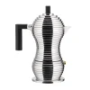 Alessi Karaffen Und Krüge^Pulcina Espressokocher für Induktionsherd, 6 Tassen, Aluminium - schwarz