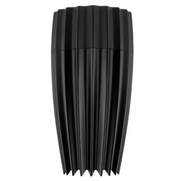 Alessi Küchenutensilien^Salz-, Pfeffer- und Gewürzmühle, schwarzes Aluminium