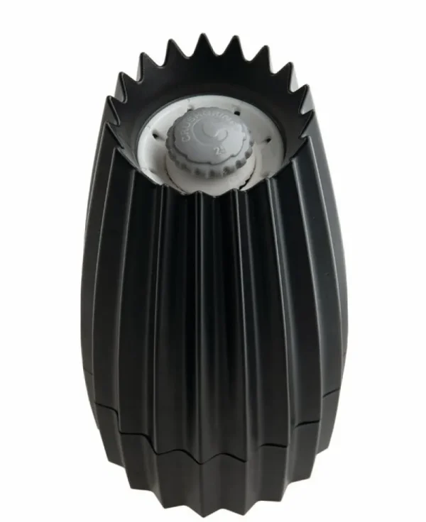 Alessi Küchenutensilien^Salz-, Pfeffer- und Gewürzmühle, schwarzes Aluminium