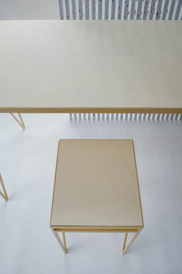Fredericia Tische-&New Study Schreibtisch, Linoleum, Butternut