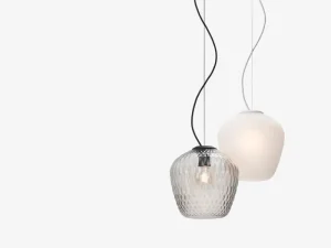 Fritz Hansen Deckenleuchten-&Tradition Blown SW3 Pendelleuchte, Silber