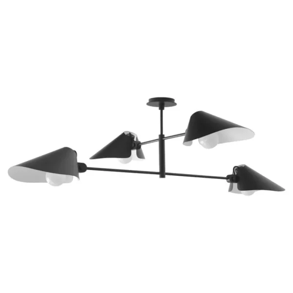 Muuto Deckenleuchten-&Tradition Bonnet SC91 Kronleuchter, schwarz