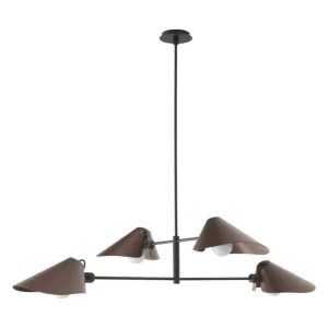 Nemo Lighting Deckenleuchten-&Tradition Bonnet SC92 Kronleuchter, bronziert - schwarz