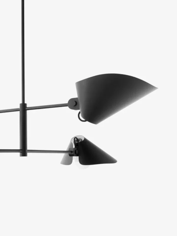 Muuto Deckenleuchten-&Tradition Bonnet SC91 Kronleuchter, schwarz