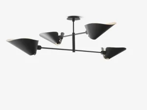 Muuto Deckenleuchten-&Tradition Bonnet SC91 Kronleuchter, schwarz