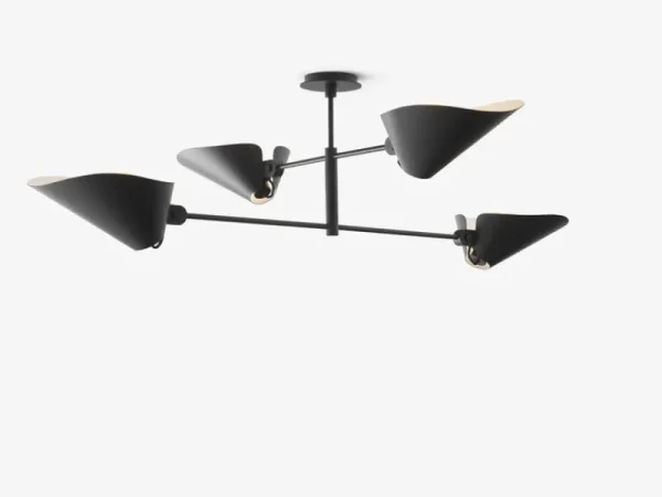 Muuto Deckenleuchten-&Tradition Bonnet SC91 Kronleuchter, schwarz