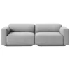 Fredericia Sofas Und Liegen-&Tradition Develius A Modulsofa, grau Hallingdal 130