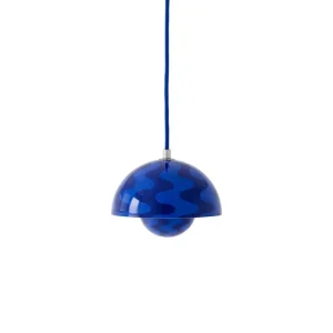 Secto Design Deckenleuchten-&Tradition Flowerpot VP10 Pendelleuchte, kobaltblau - twilight blue