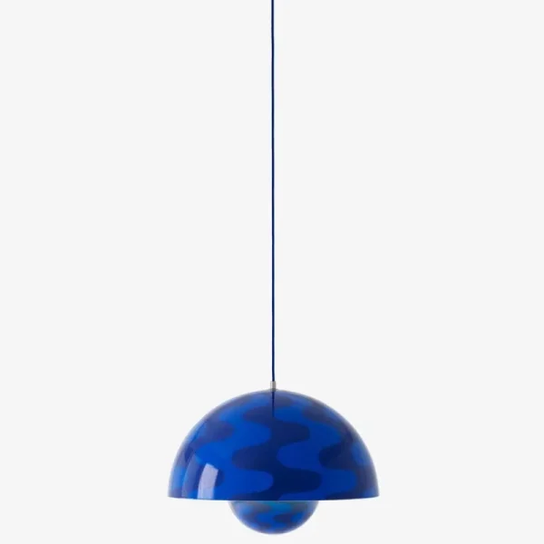 HAY Deckenleuchten-&Tradition Flowerpot VP2 Pendelleuchte, kobaltblau - twilight blue