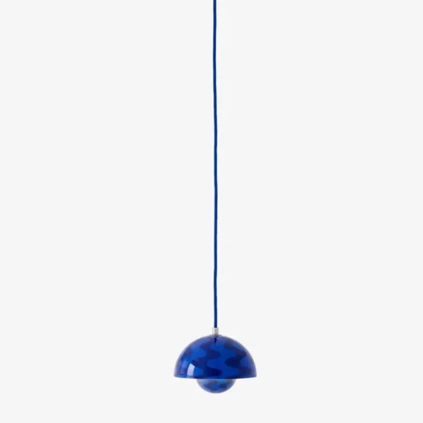 Secto Design Deckenleuchten-&Tradition Flowerpot VP10 Pendelleuchte, kobaltblau - twilight blue