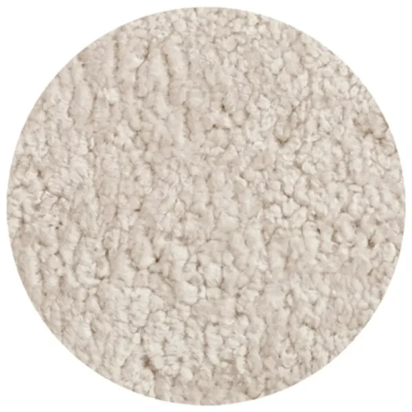 Fogia Sitzgelegenheiten-&Tradition Little Petra Loungesessel und Pouf, Moonlight, Schaffell – Nussbaum