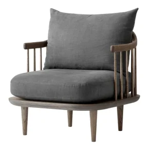 Artek Sitzgelegenheiten-&Tradition Loungesessel Fly SC10, geräucherte Eiche – Hot Madison 093