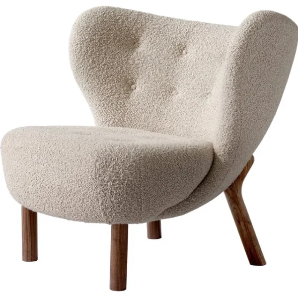 Fritz Hansen Sitzgelegenheiten-&Tradition Loungesessel Little Petra, Karakorum 003 – Nussbaum