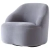 Normann Copenhagen Sitzgelegenheiten-&Tradition Margas LC2 Loungesessel, drehbar, Schwarz - Gentle 133