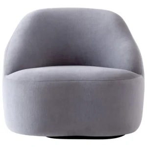 Normann Copenhagen Sitzgelegenheiten-&Tradition Margas LC2 Loungesessel, drehbar, Schwarz - Gentle 133