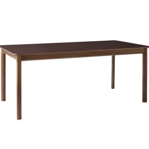 Audo Copenhagen Tische-&Tradition Patch HW1 Tisch, 180 cm, Nussbaum geölt – Laminat Dunkelbraun