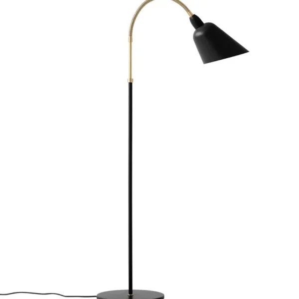 Made By Hand Stehleuchten-&Tradition Stehleuchte Bellevue AJ7, schwarz – Messing