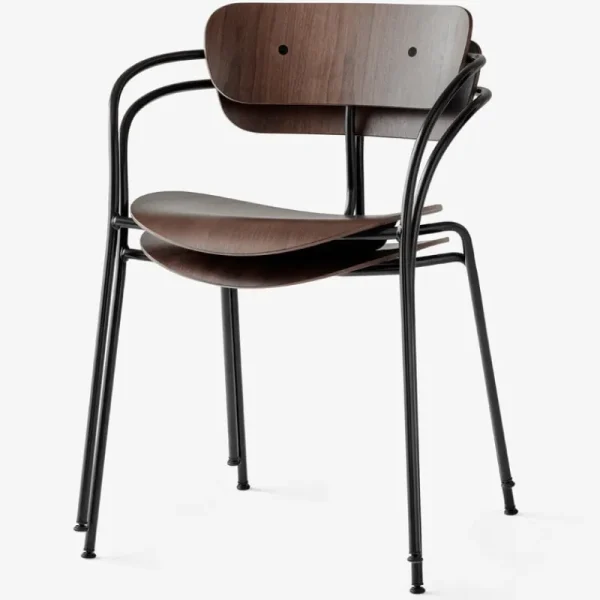 HAY Sitzgelegenheiten-&Tradition Stuhl Pavilion AV2, Nussbaum