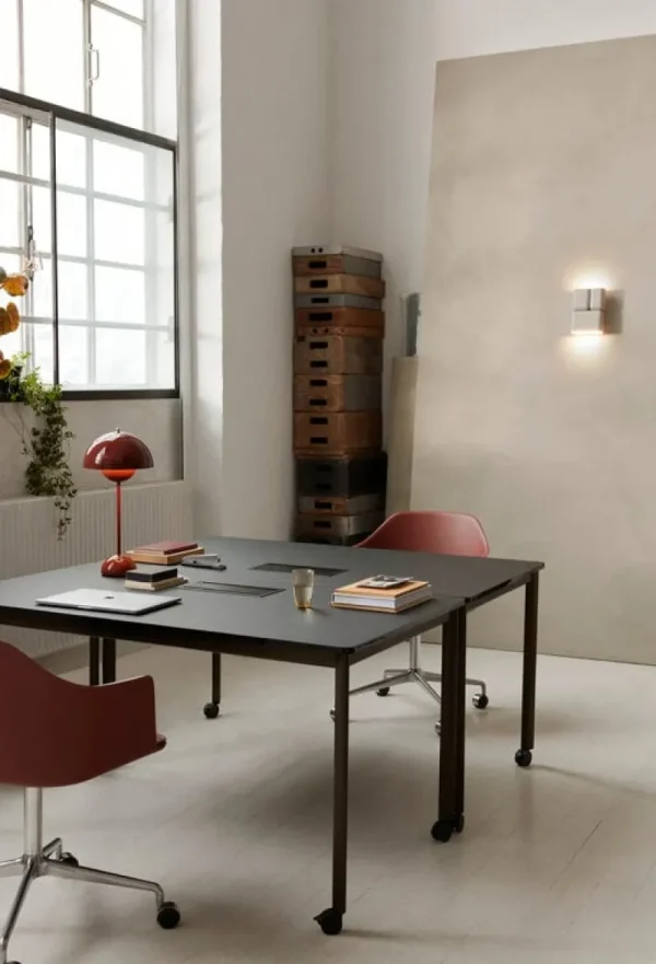 Tom Dixon Wandleuchten-&Tradition Tabata LN10 Wandleuchte, Seidengrau