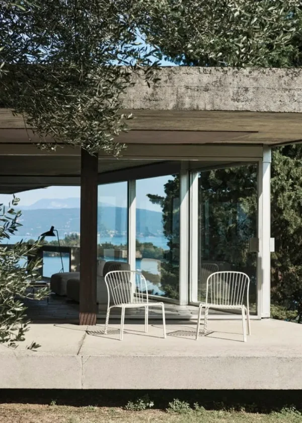 &Tradition Terrassenmöbel^&Tradition Thorvald SC100 Loungesessel, Elfenbeinweiß