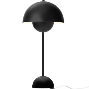 Artemide Tischlampen-&Tradition Tischleuchte Flowerpot VP3, mattschwarz
