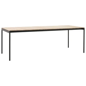 &Tradition Terrassenmöbel^&Tradition Ville AV26 Tisch, 220 x 90 cm, Teakholz - Schwarz