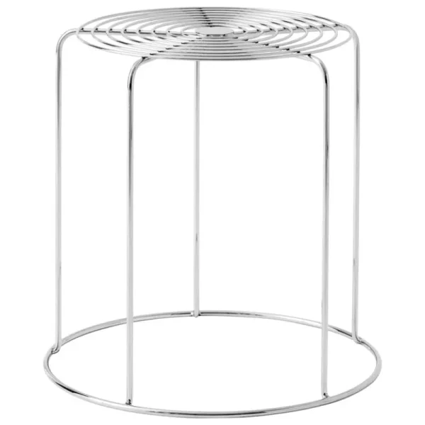 Form & Refine Sitzgelegenheiten-&Tradition Wire Stool VP11, Edelstahl