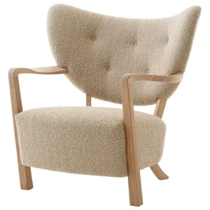 Viccarbe Sitzgelegenheiten-&Tradition Wulff ATD2 Loungesessel, Karakorum 003 - Eiche