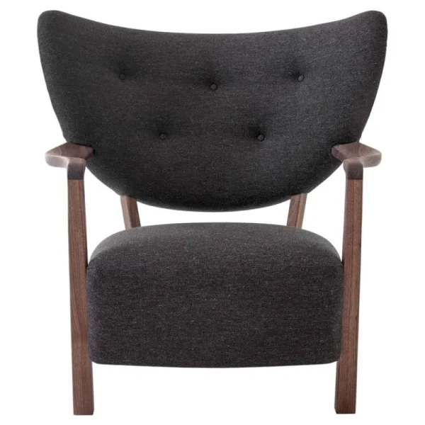 Ornu00e4s Sitzgelegenheiten-&Tradition Wulff ATD2 Loungesessel und ATD3 Pouf, Hallingdal 376, Walnuss