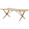 GUBI Tische-&Tradition X HM13 Couchtisch, Eiche - Walnuss