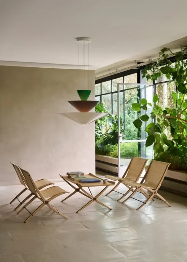 GUBI Tische-&Tradition X HM13 Couchtisch, Eiche - Walnuss
