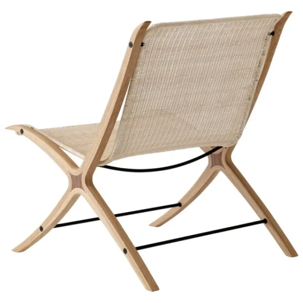 Normann Copenhagen Sitzgelegenheiten-&Tradition X HM10 Loungesessel, Eiche mit Walnusseinsätzen - Natur