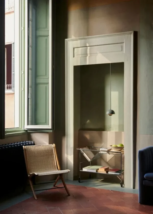 Normann Copenhagen Sitzgelegenheiten-&Tradition X HM10 Loungesessel, Eiche mit Walnusseinsätzen - Natur