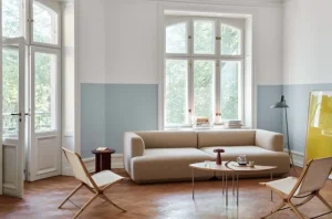 Normann Copenhagen Sitzgelegenheiten-&Tradition X HM10 Loungesessel, Eiche mit Walnusseinsätzen - Natur