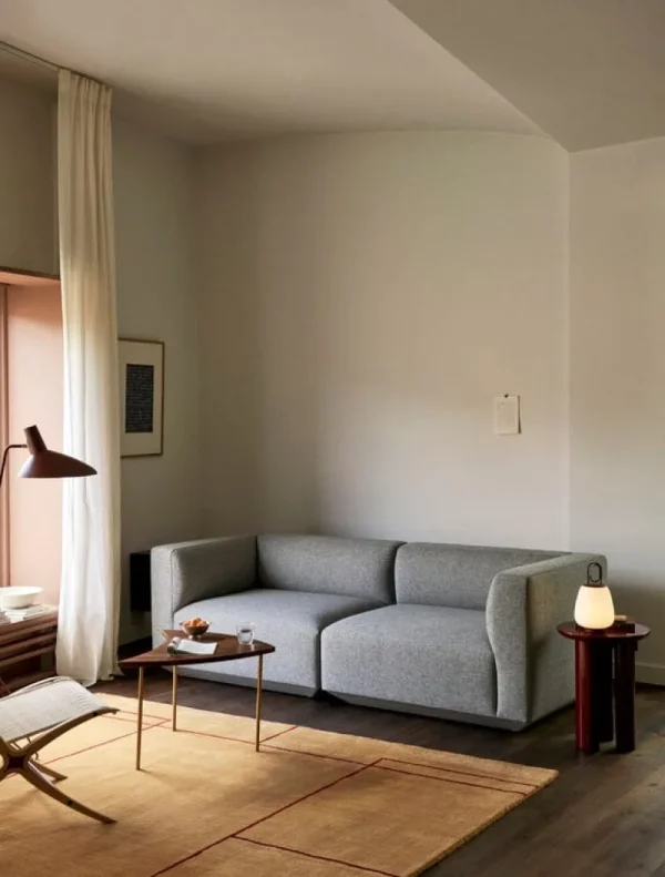 Normann Copenhagen Sitzgelegenheiten-&Tradition X HM10 Loungesessel, Eiche mit Walnusseinsätzen - Natur
