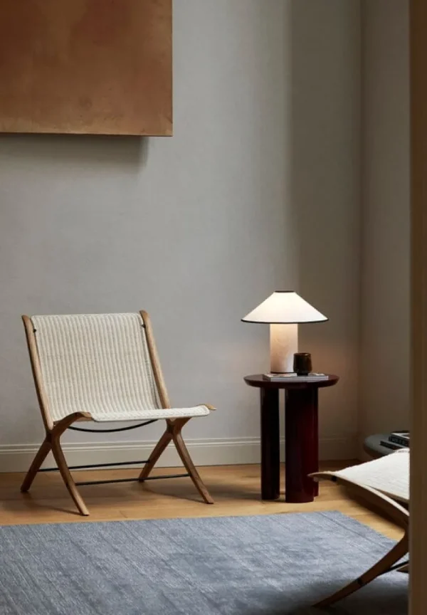 Normann Copenhagen Sitzgelegenheiten-&Tradition X HM10 Loungesessel, Eiche mit Walnusseinsätzen - Natur