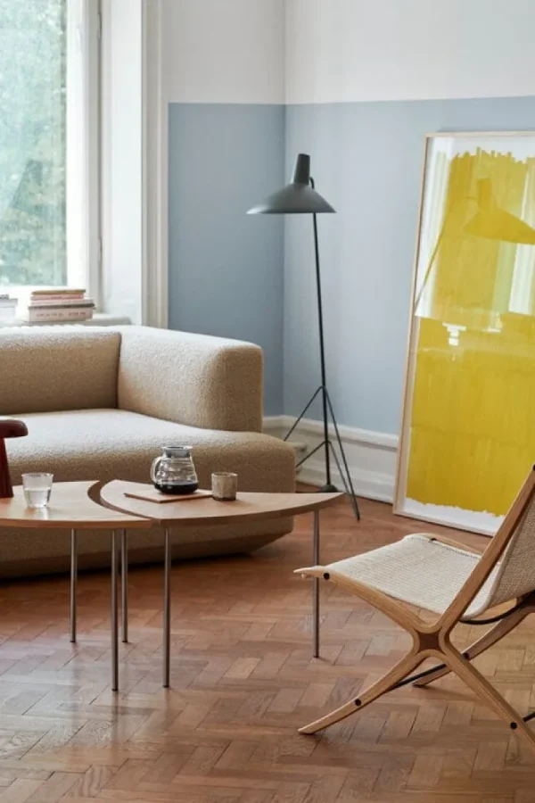 Normann Copenhagen Sitzgelegenheiten-&Tradition X HM10 Loungesessel, Eiche mit Walnusseinsätzen - Natur